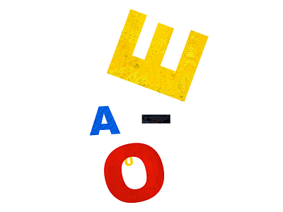 A E I O U King child fun poster vowels