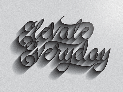 Shadowz custom elevate everyday lettering long shadow vin conti