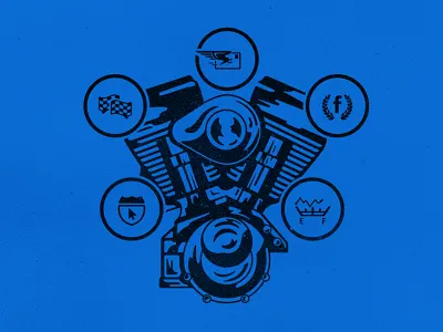 Onboardability :: Engine Infograph diagram engine infograph motorcycle