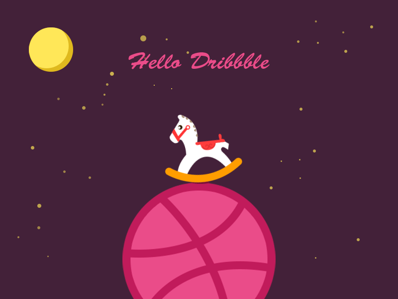 Hello Dribbble dribbble hello
