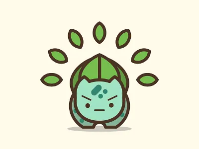 Bulbasaur Illustration bulbasaur charmander cute illustration kawaii pokemon squirtle