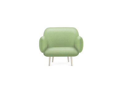 Sofa grain green icon material sofa textured