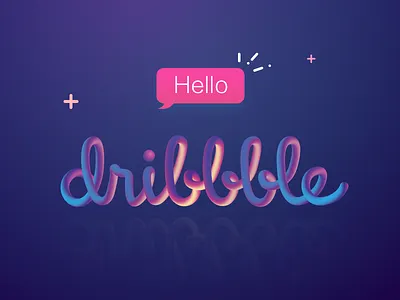 Hello Dribbble debut first shot