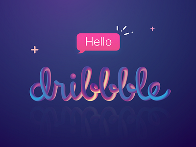 Hello Dribbble debut first shot