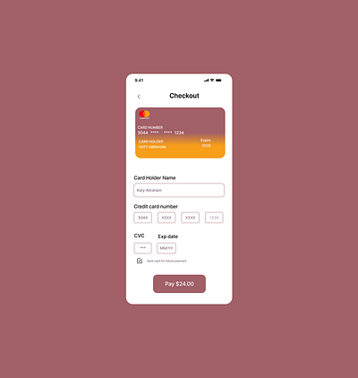 day 2 of #DailyUI a checkout cash app dailyui