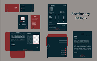 Corporate Stationary Design element