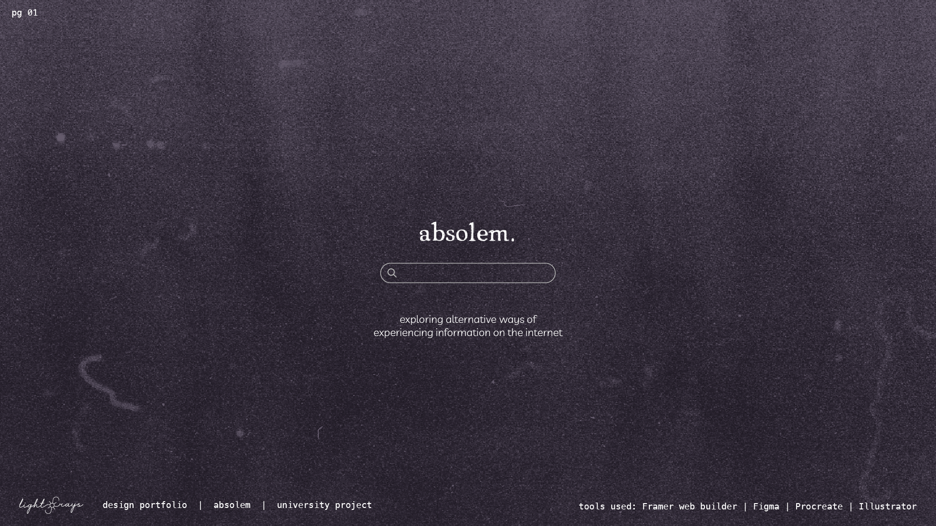 Absolem | Interactive Web Art Installation art installation branding digital storytelling framer illustration web design