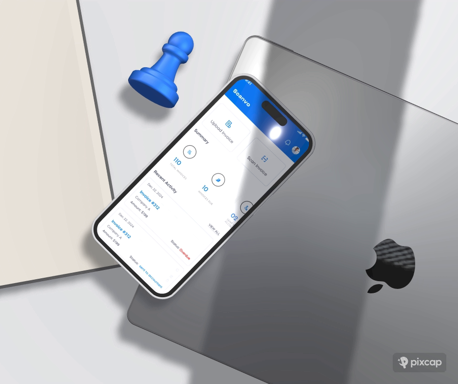 Invoice Tracker App 3d accounting app animation billing app branding business productivity business solutions clean ui finance app financial management graphic design interactive design invoice management logo motion graphics payment solutions payment tracking transaction management ui ui design