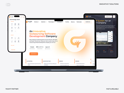 Giraffe Software design graphic design ui ux web design website