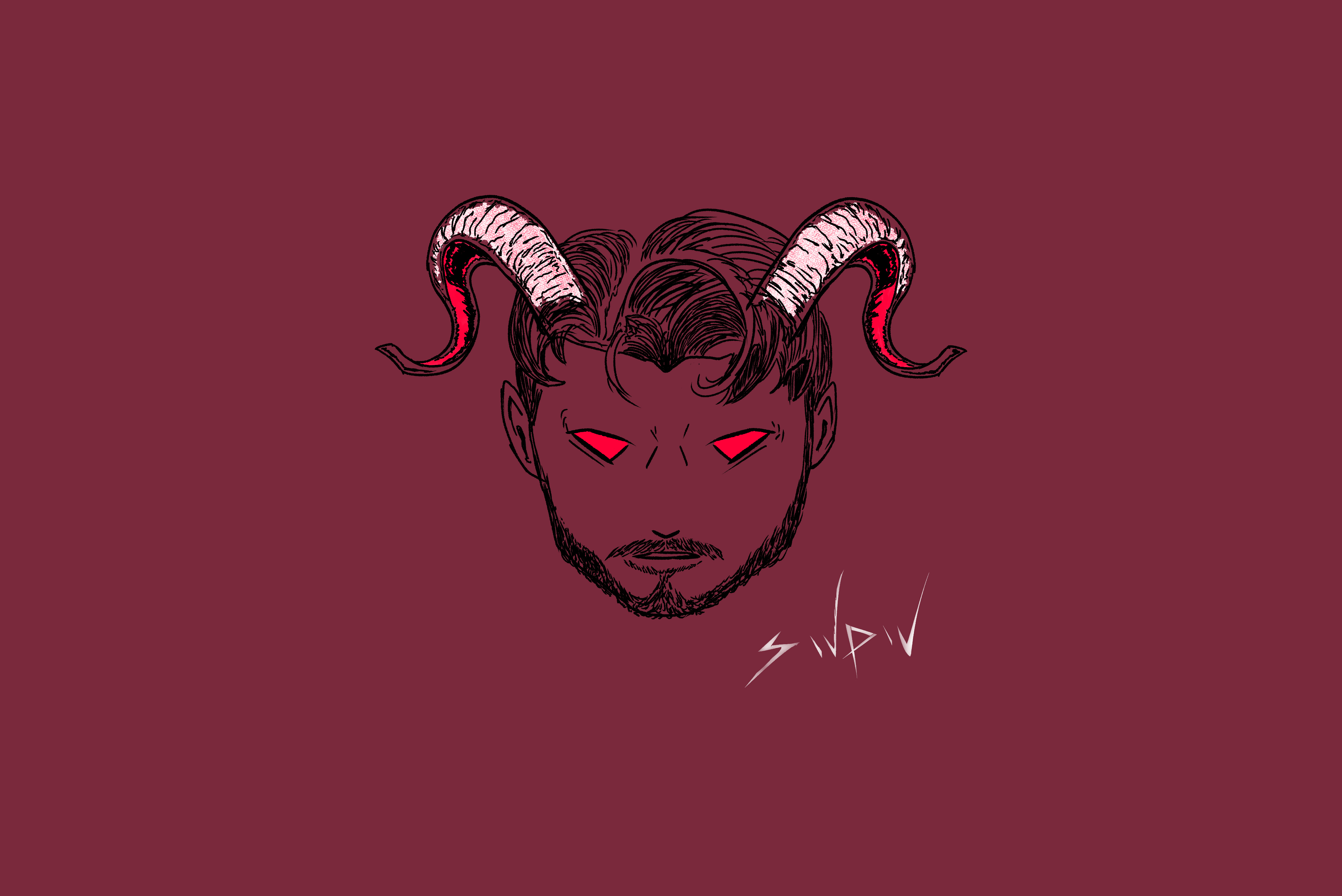 Been called a demon art digitalart illustration
