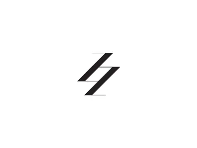 ZZ identity letter letterform logo mark monogram symbol z