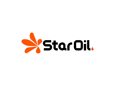 Star Oil drop oil petroleum star