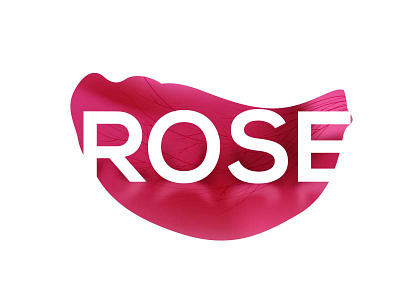 Rose Theme font petal pink red rose sans serif