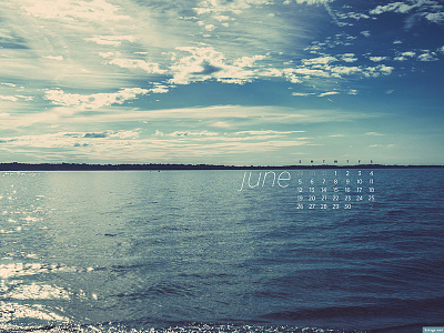 June 2016 calendar download ocean photograph wallpaper water