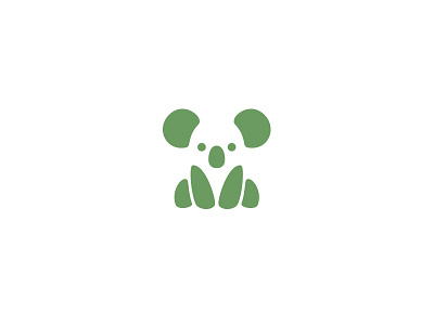 Koala brand identity character creatank creative cute koala bear kreatank logo design negative space