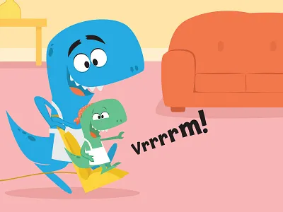 Dino Family WIP dino dinosaur trex