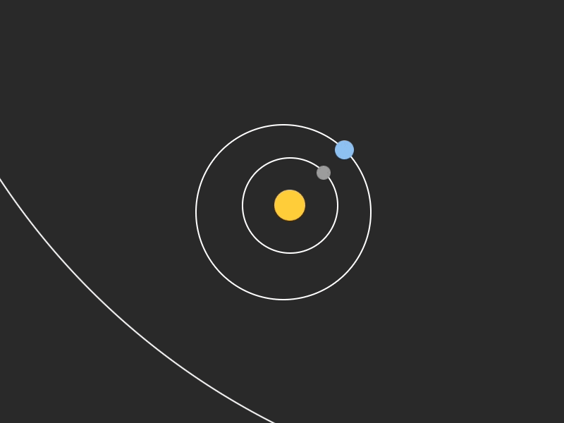 Solar animation principle space ui ux