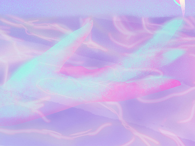 Reflection hand painting pastel photoshop pool reflection texture water