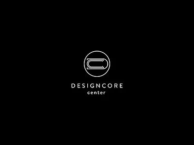 Designcore Logo architectural logo black white logo brand identity branding creative logo logo logo design logos typography