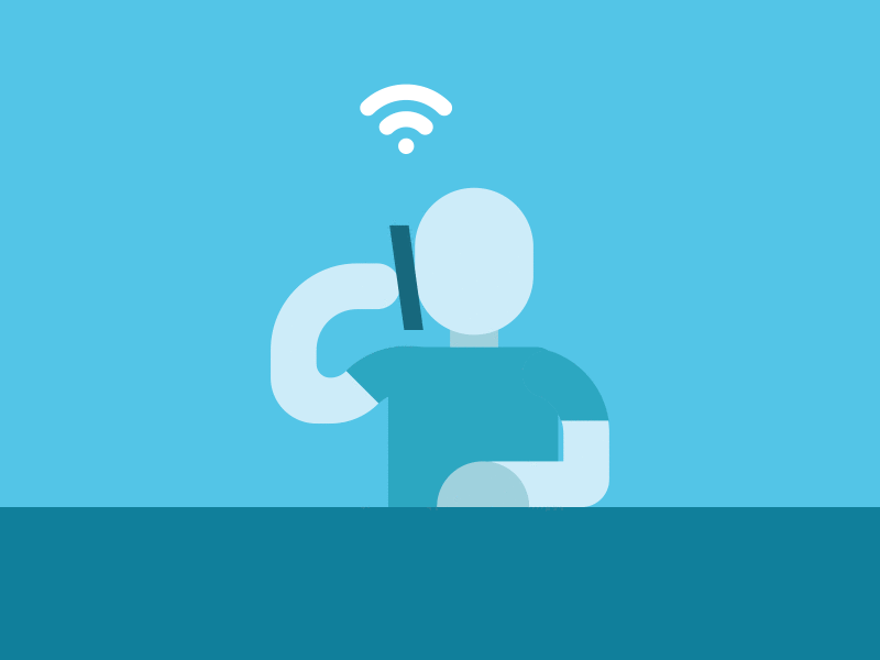 Internet of Things: People animated color flat gif handmade illustration illustrator people popular tampa vector wifi