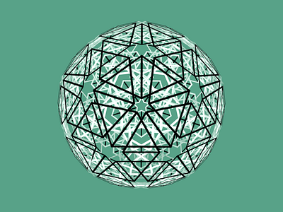 Icosahedral snowflake blender dodecahedron fractal icosahedron snowflake