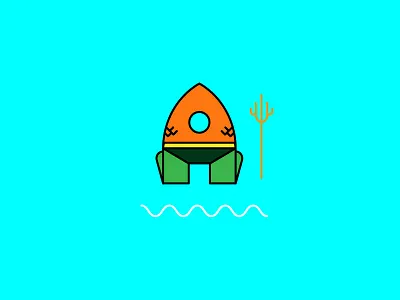 A is for Aquaman alphabet aquaman icon marvel sea superhero the super letters vector