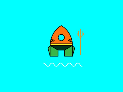 A is for Aquaman alphabet aquaman icon marvel sea superhero the super letters vector