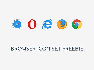 Browser Icons browser chrome firefox flat internet internet explorer opera safari web