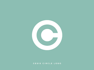 Cesis Circle Logo cesis cesis psd circle green logo logo design modern psd template round logo simple logo