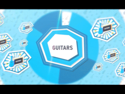 Logo String (Project Link Inside) 2d cartoon dust energy flash flat intro logo music shape shapes transitions