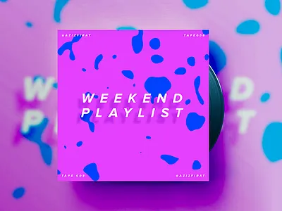 Weekend Playlist album art cd cover designers.mx lp mixtape music playlist soundcloud summer