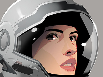 Interstellar anne hathaway astronaut helmet interstellar movie scifi