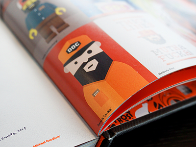 I'm In Draplin's New Book! aaron book ddc draplin field icon illustration news notes orange