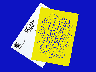 MixTypeLove - Desire - Under Your Spell letters mixtypelove postcard