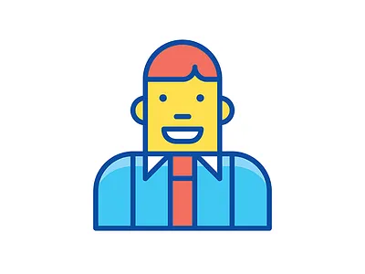 Customer app character customer illustration