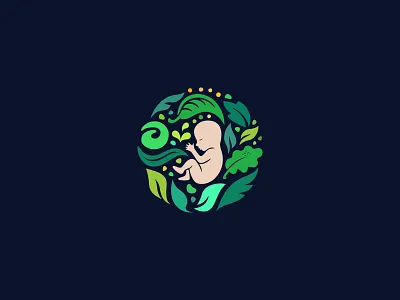 my lil baby baby botanic fetus floral flowers green leaves nature plantpowered