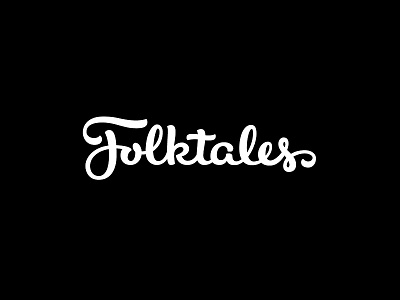 Folktales / logo / lettering letters logo