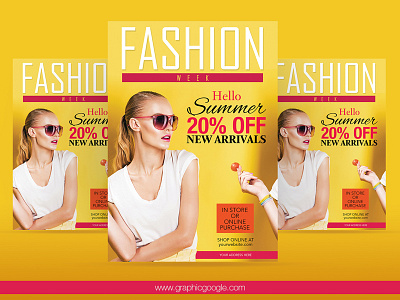 Summer Fashion Flyer Template flyer flyer template free flyer