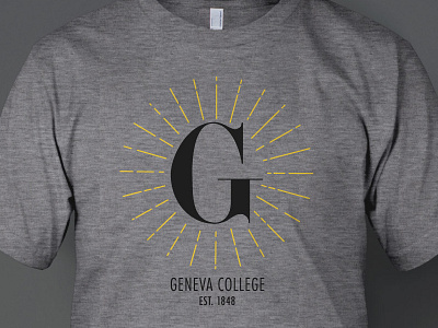 Gshirt didi futura condensed geneva college tshirt