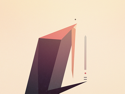 Sun Knight geometric illustration knight minimal