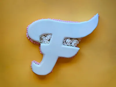 Foremost Anniversary Cake F anniversary brand cake cake type f flowers food food type icing logo tactile type