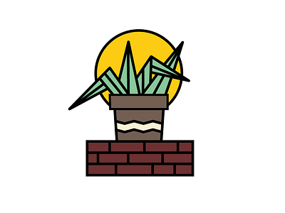 Plantz illustration monoline plant streetwear