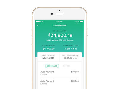 Earnest for iOS earnest finance ios screenshot