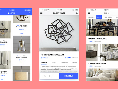 Homnids UI Kit e commerce flat interface mobile app ui kit