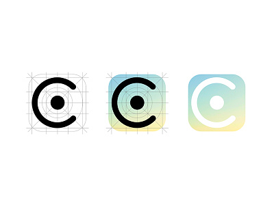 Circle Dot Icon app game icon ui