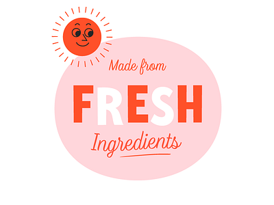 Fresh fresh illustration lettering retro specimen sun typeface typography