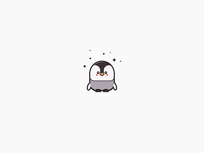 Penguin animal antarctica aquatic birds black character cute flightless illustration penguin water white