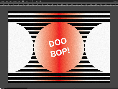 Saturday Doo Bop! graphic design process