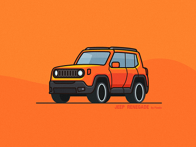 JEEP® RENEGADE car illustration