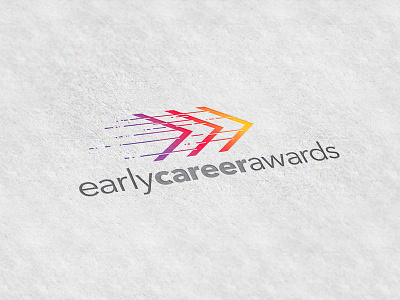 Early Career Awards Logo colourful logo dynamic early career awards logo irish career awards logo logo logo design movement progress